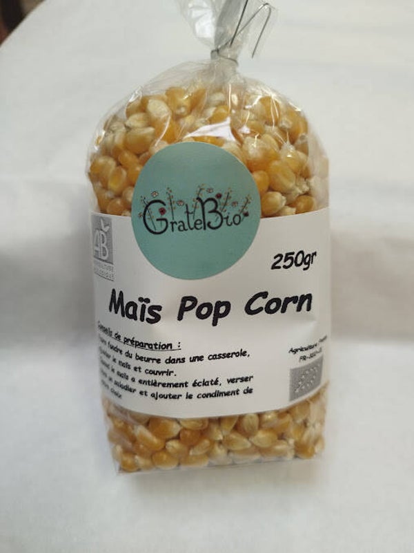 Maïs pop-corn 250 gr AB