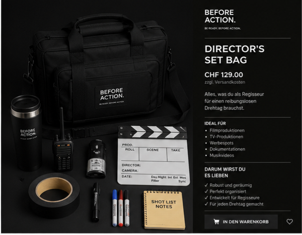 🎬 DIRECTOR'S SET BAG (Kopie)
