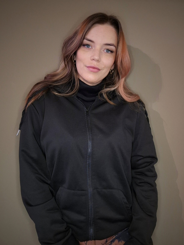 Capuchon vest met rits