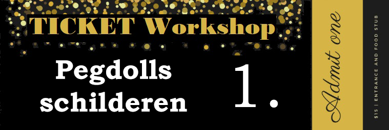 Workshop 1 Pegdolls schilderen