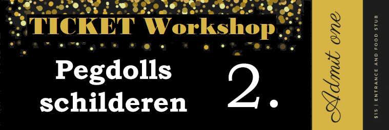 Workshop 2 Pegdolls schilderen