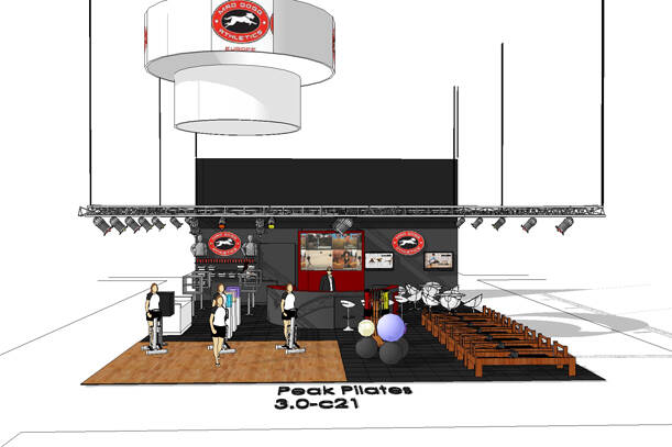 Fibo beursstand Mad Dogg Athletics USA – Essen studiozo