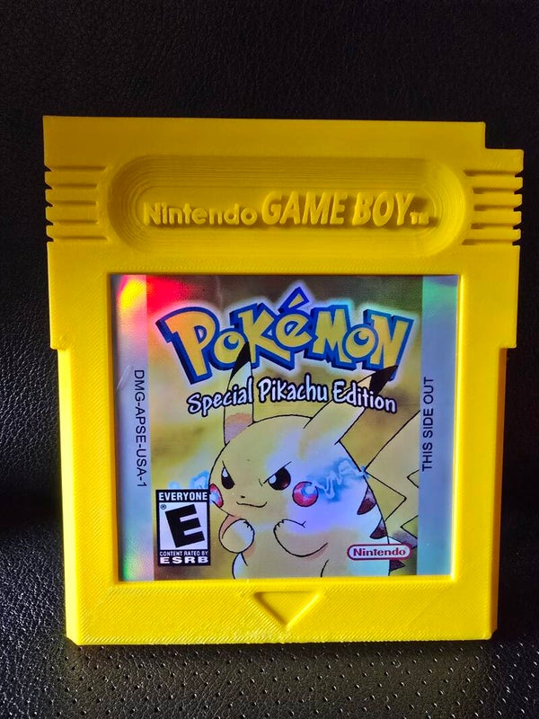 Game boy Cartridge - Pokemon yellow Pikachu