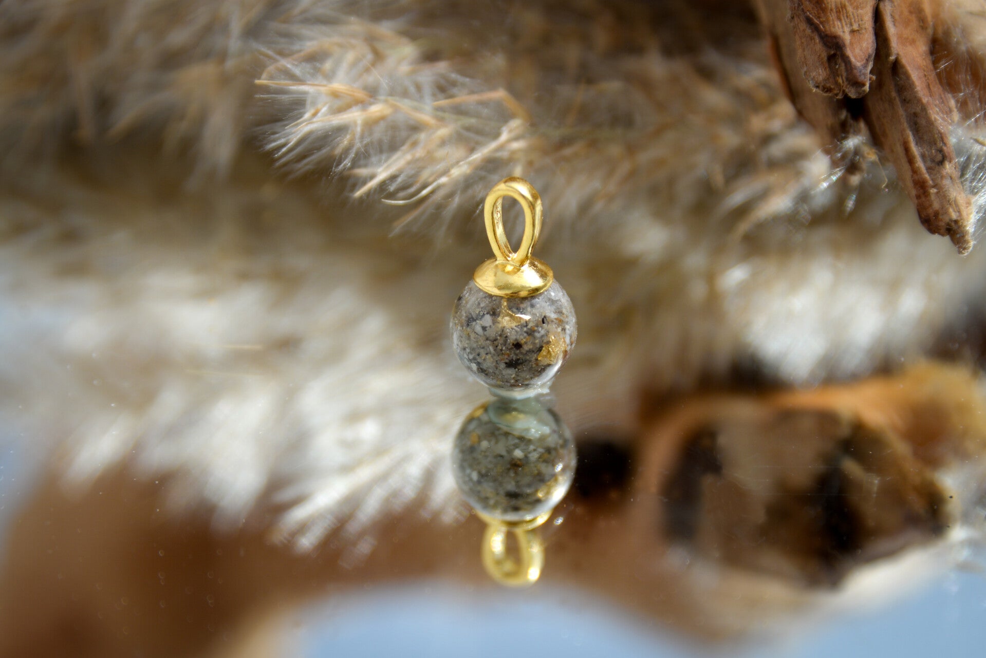 Perlen Anhänger Gold