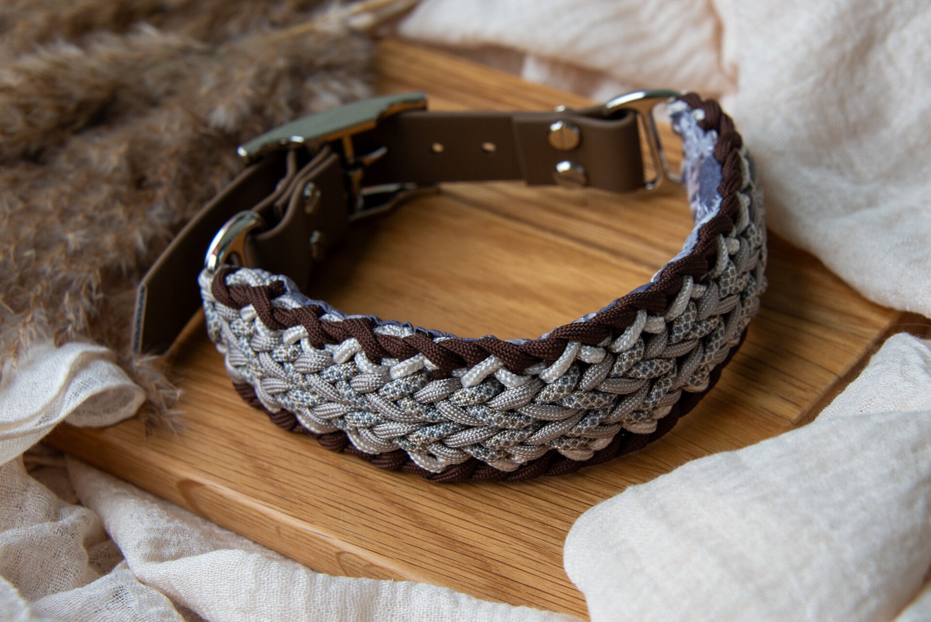 Halsband M/L "Stone Sand"