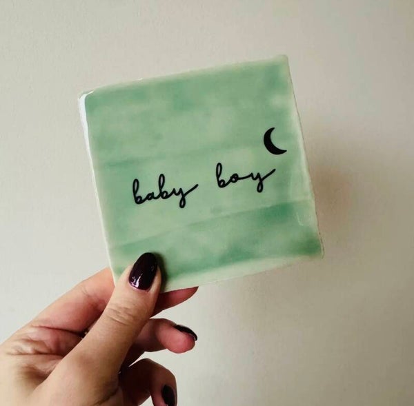Tegeltje - Baby Boy