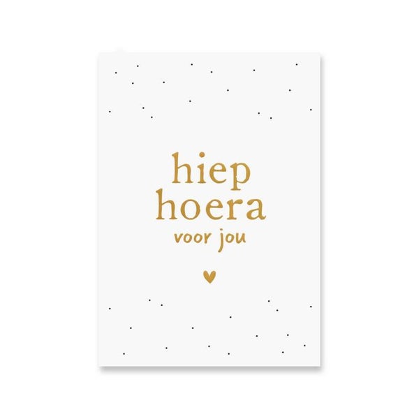 Hier hoera voor jou | kaartje