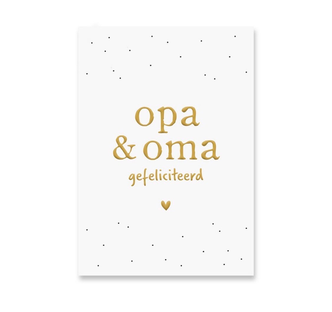 Opa & Oma | kaartje