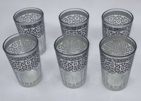 Marokkaanse theeglazen (6 stuks)