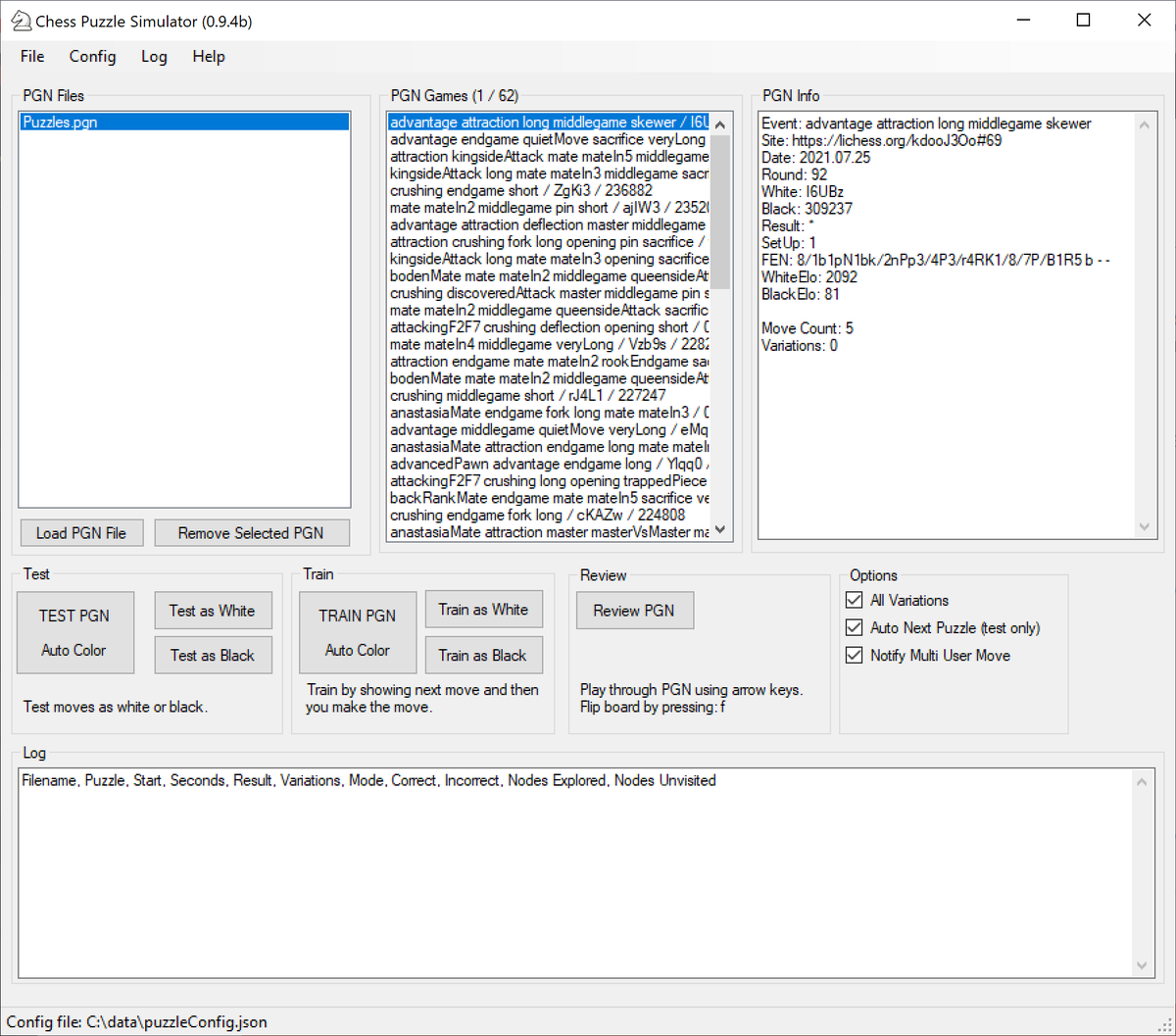 Chess Puzzle Simulator / Blog | Chess Tools
