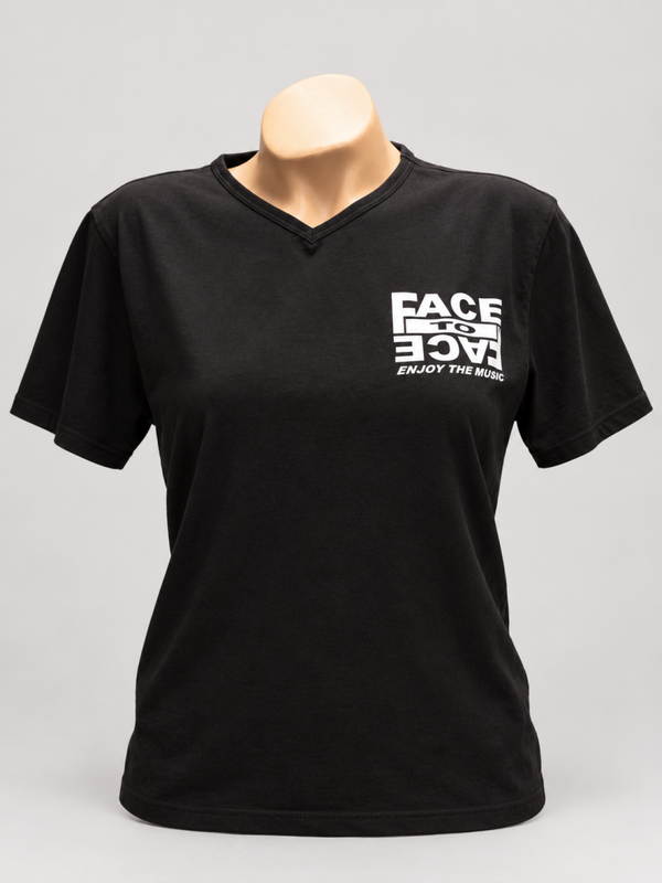 Heren FACEtoFACE T-shirt Zwart