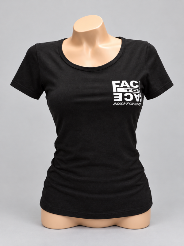 Danes FACEtoFACE T-shirt zwart