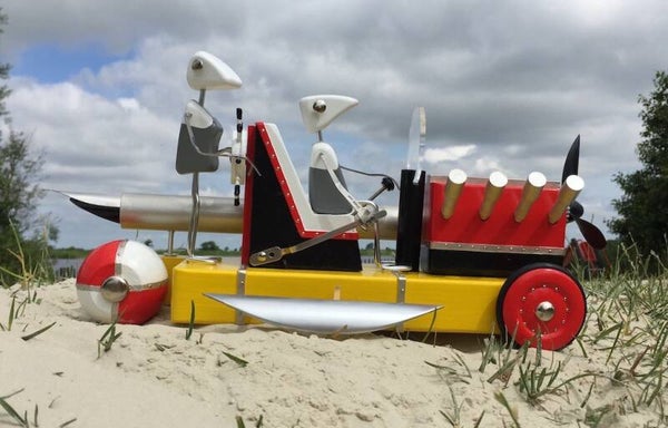 Driving on the beach