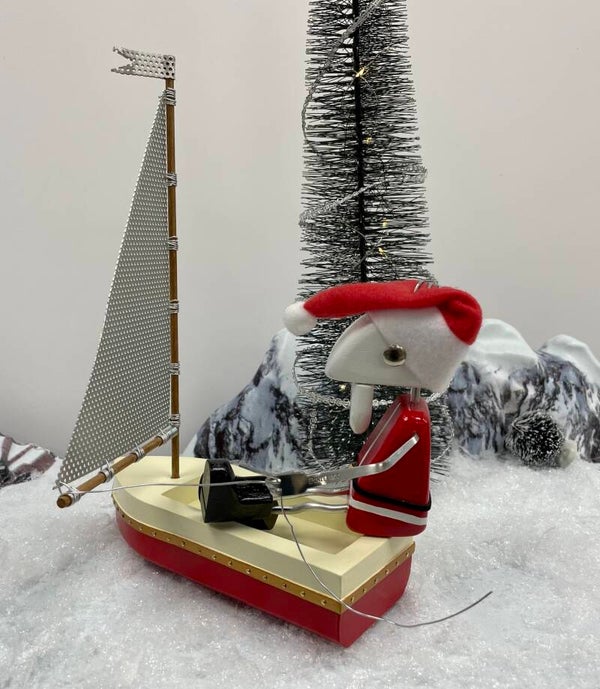 Kerstman Spooney aan het zeilen, nr. 19