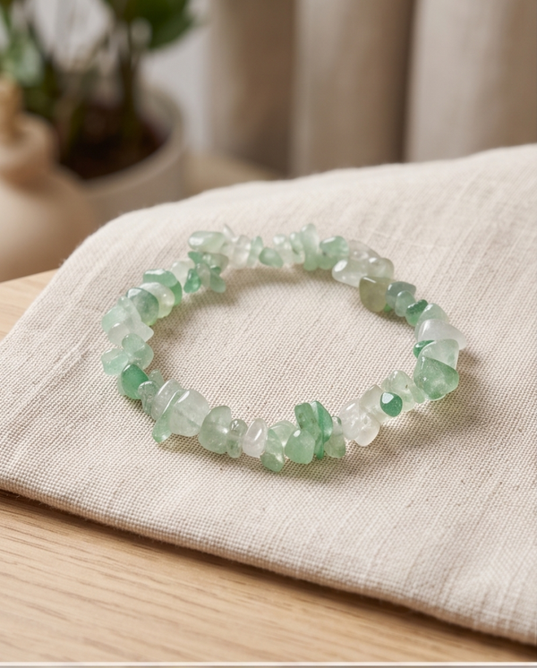 Bracelet Quartz Fuchsite Baroque 💚