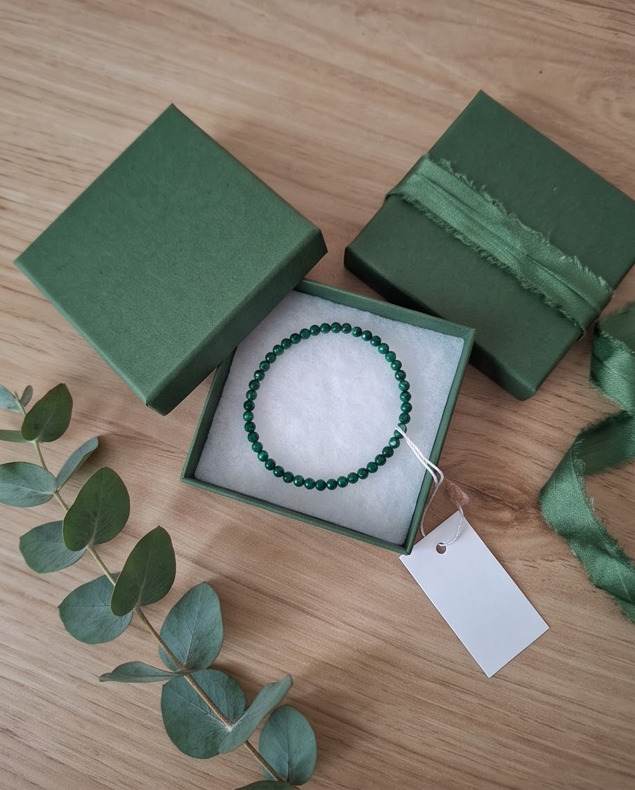 Bracelet Malachite Facettée 💚
