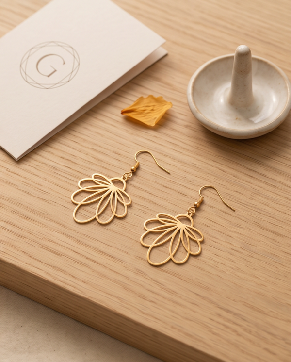 Boucles d'oreilles Dahlia
