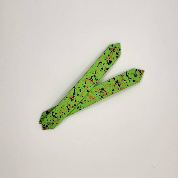 Pastel groen - D.blauw/Oranje - 19 mm - XS - Splash