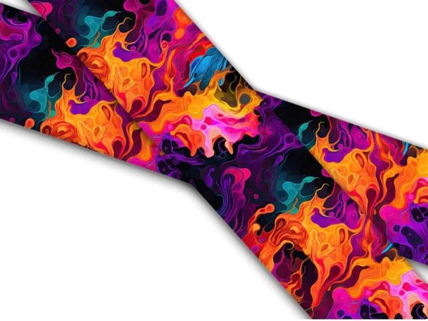 Bold flames - UV geprint biothane