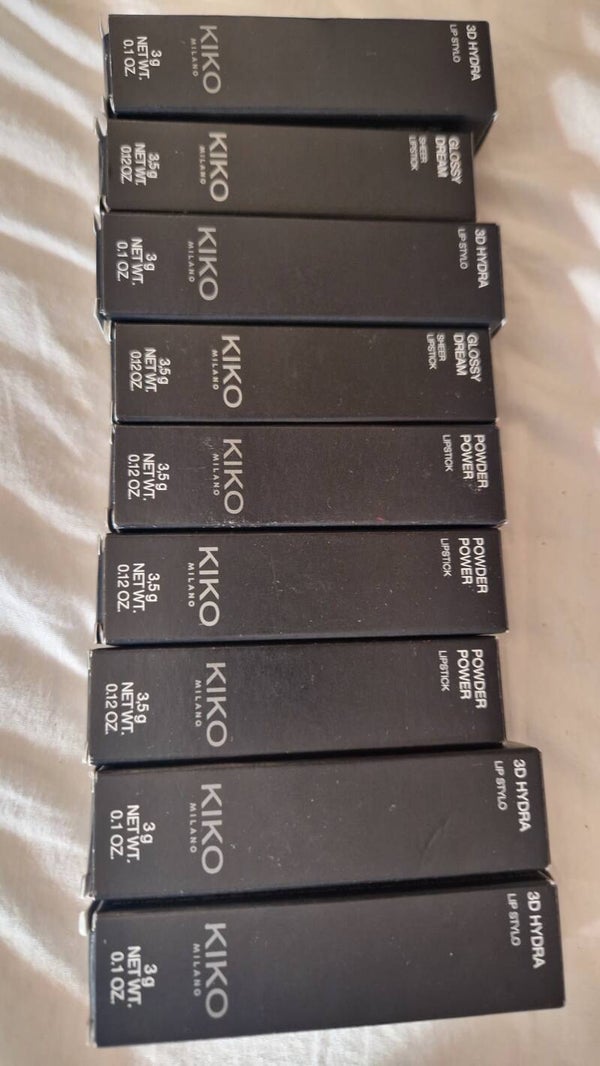 lot kiko milano 60 pices mix