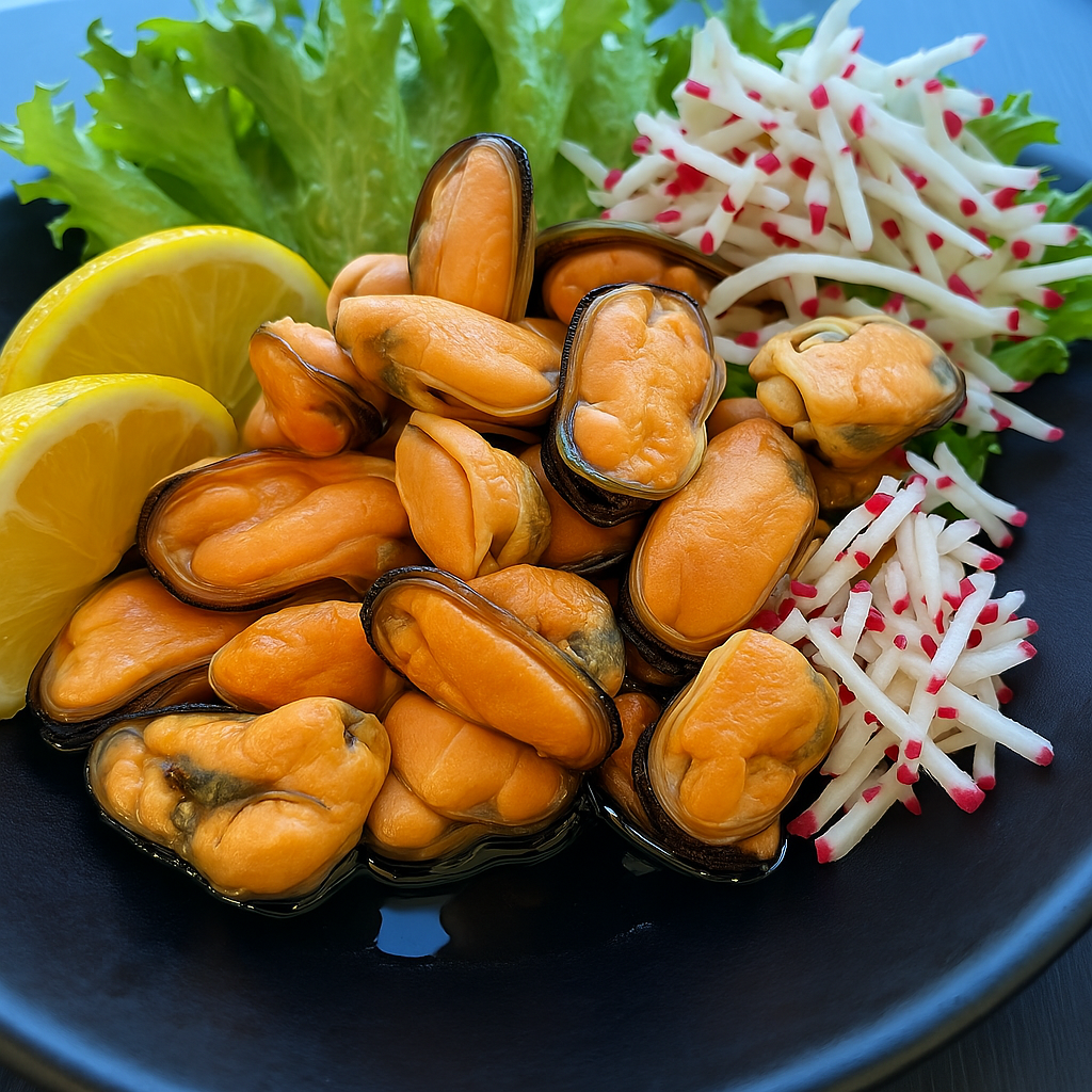 Muschelfleisch - gekocht