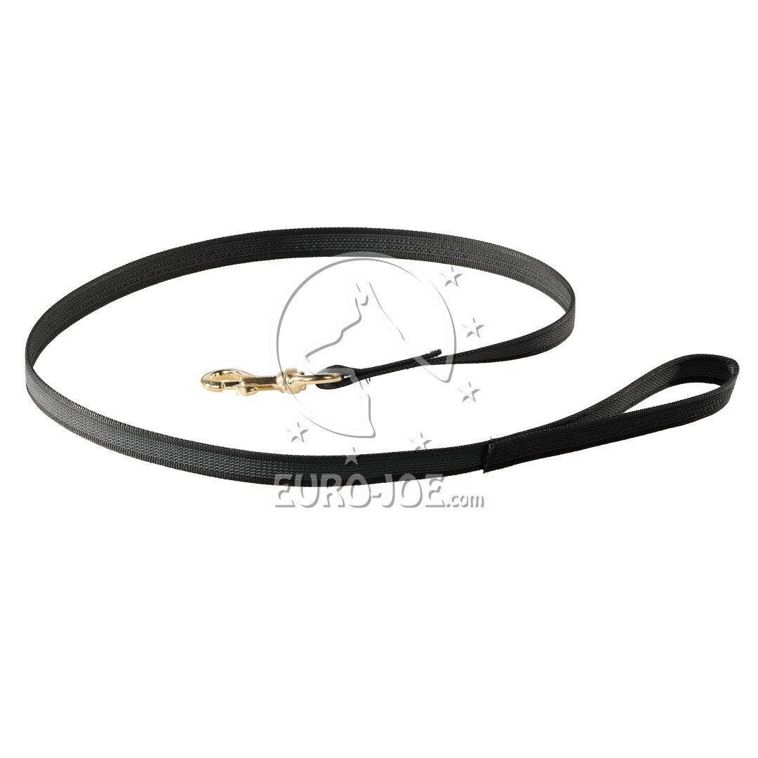Leiband Polyprop Rubber 1 meter Zwart