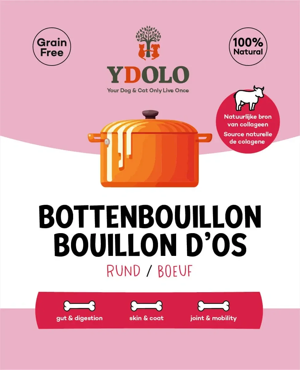 YDOLO Bottenbouillon BIO RUND 230 ml