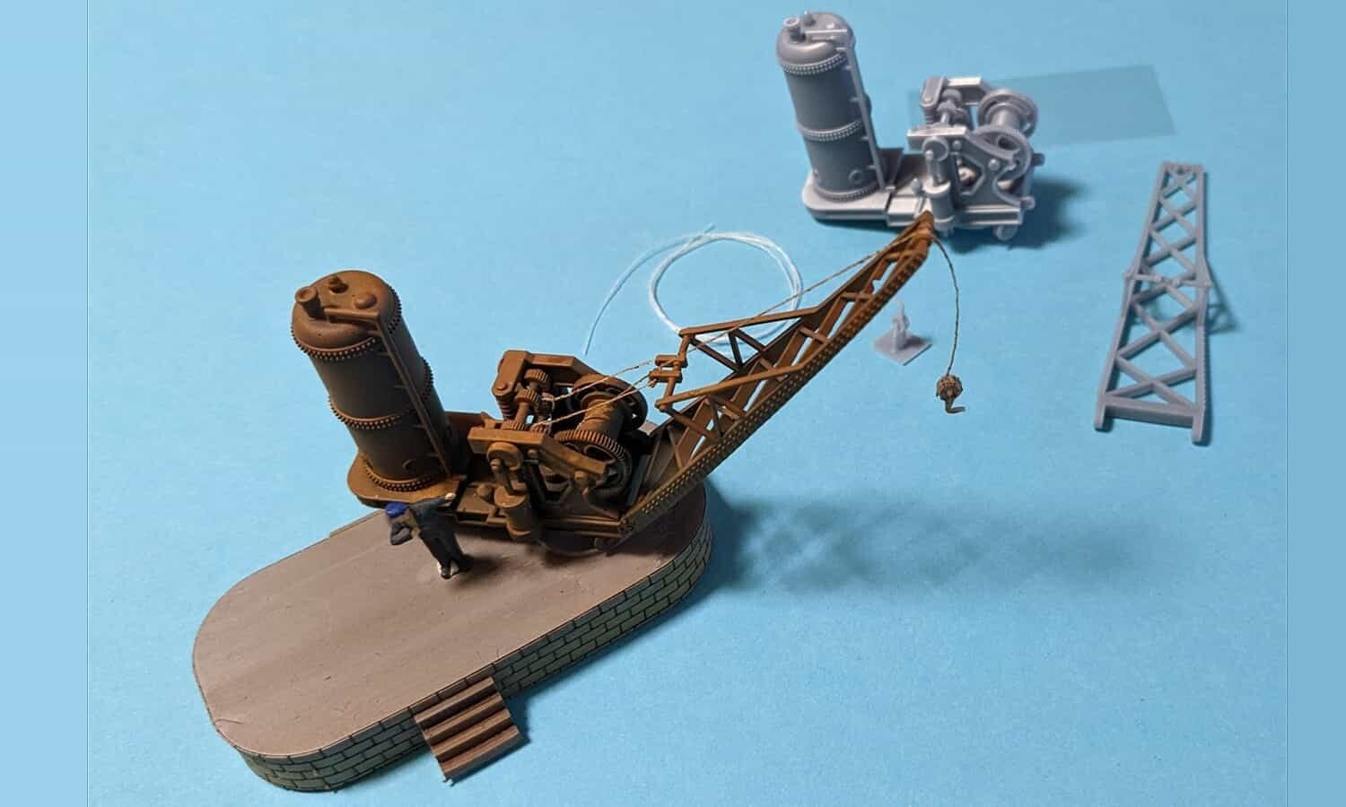 Alter Dampfkran Spur H0