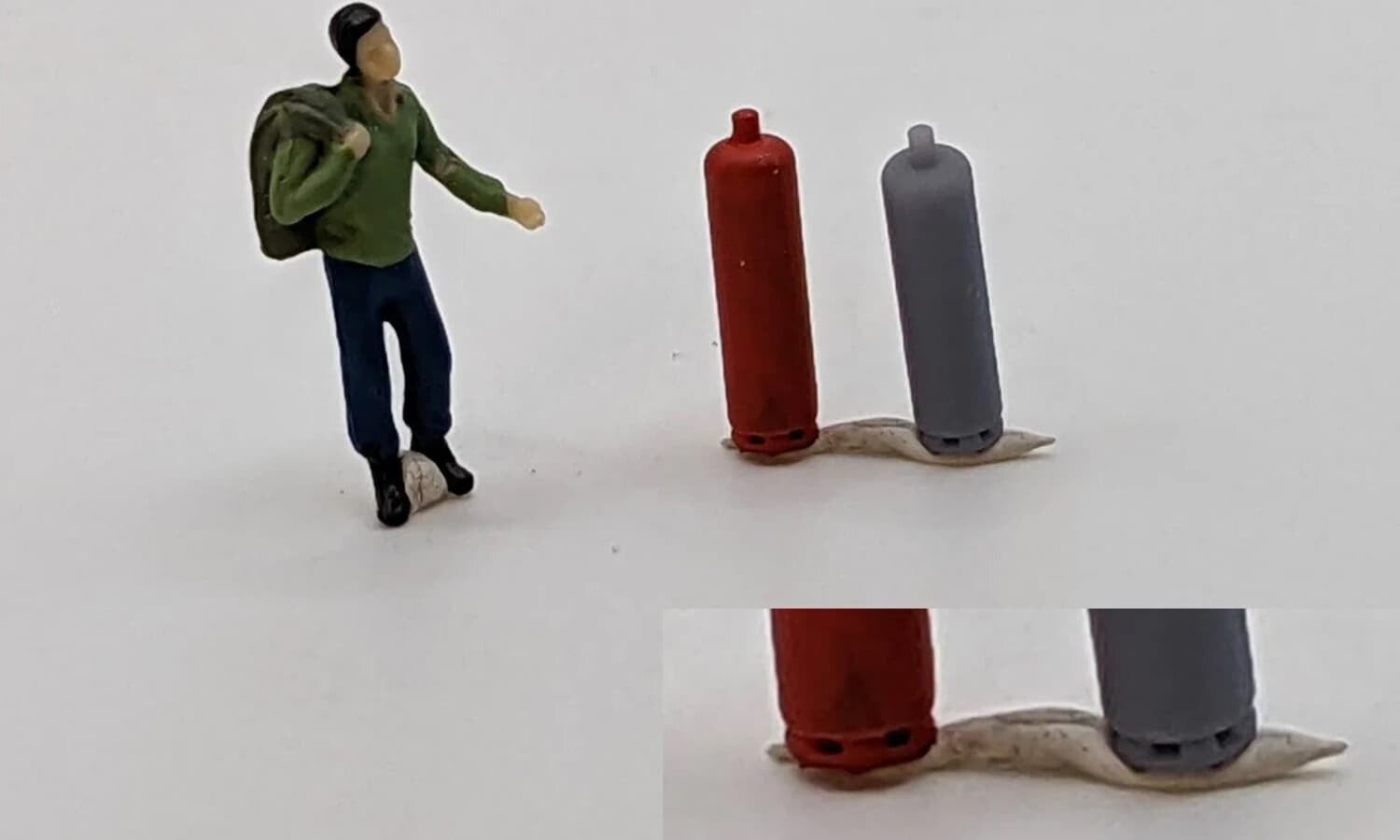 Propangasflasche groß Spur H0