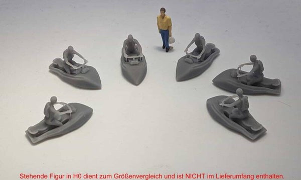Jetski mit Figur Spur H0