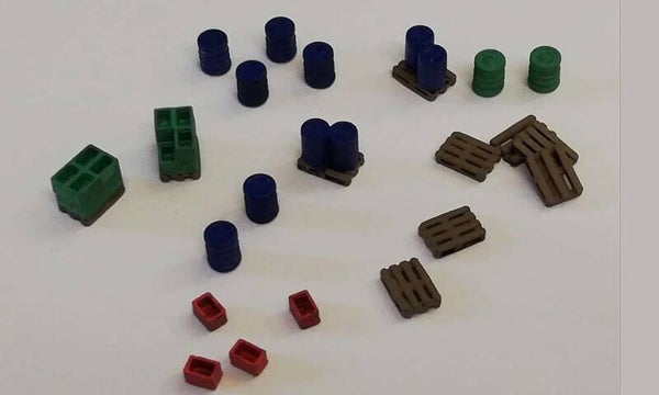 72 Teile Ladegüter Set Spur N