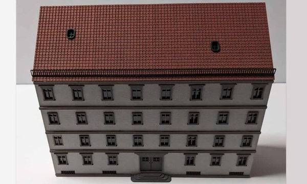 Halbrelief Stadt-Wohnhaus oder Geschäftshaus in je 3 Ausführungen Spur N