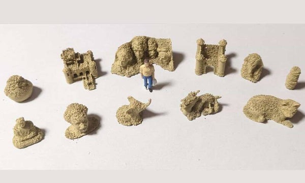 Sandburgen / Sandskulpturen Set Spur H0