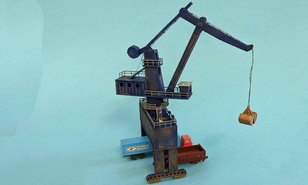 Großer Portalkran / Hafenkran als Bausatz Spur TT 1:120