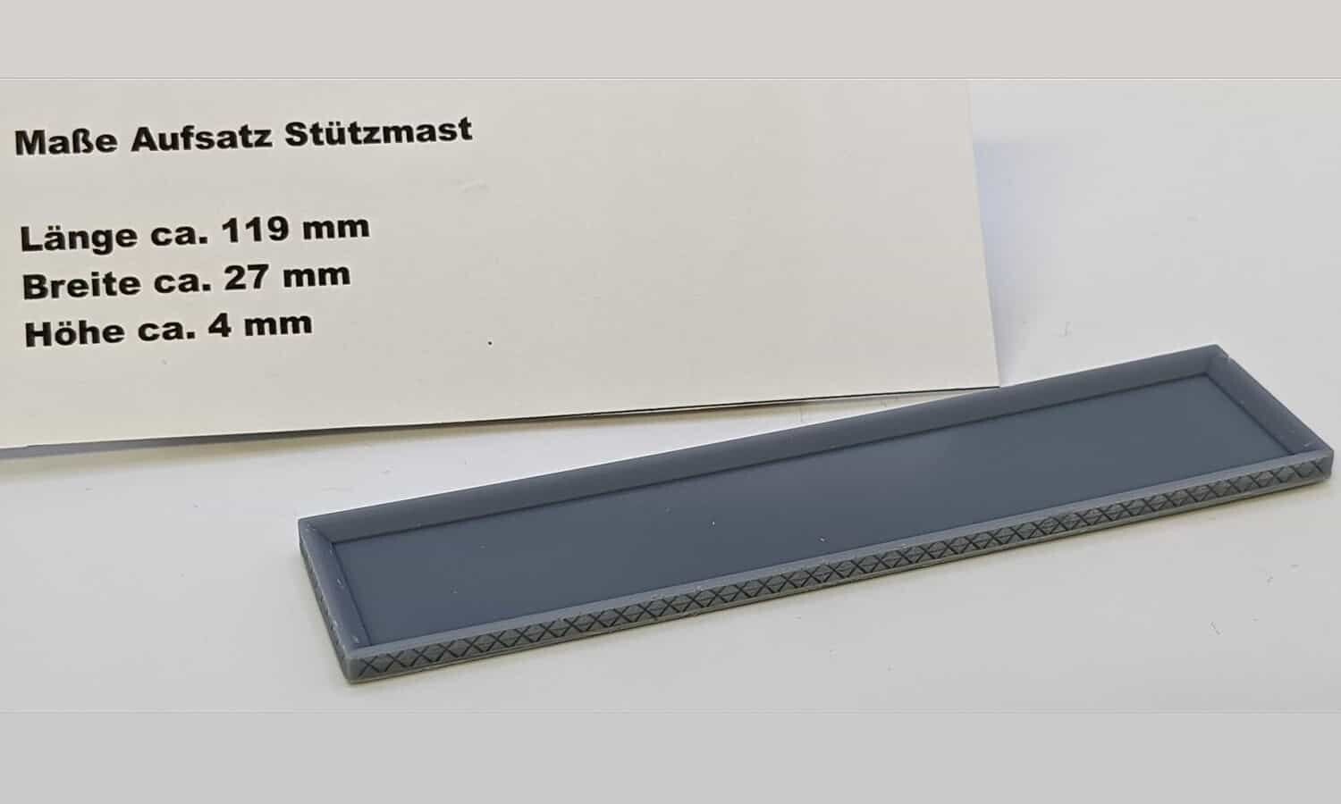 Zubehör Aufsatz Stützmast für Hängebrücke Spur N