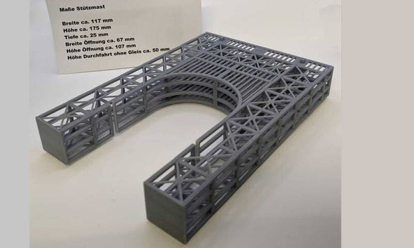 Zubehör Stützmast Hängebrücke Spur N