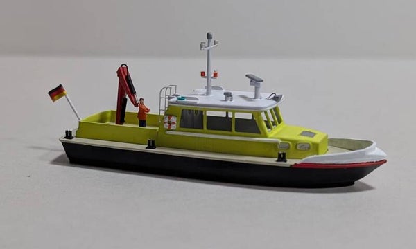 Hafendienstboot mit Kran Spur TT