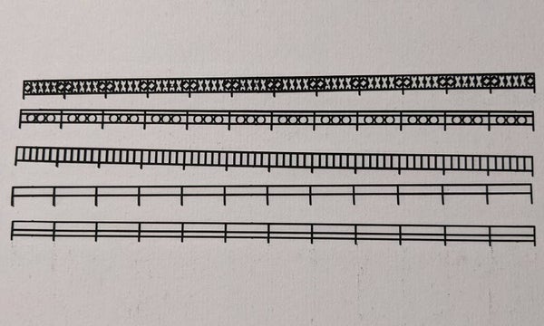 Geländer Set Spur N (10 Stück)