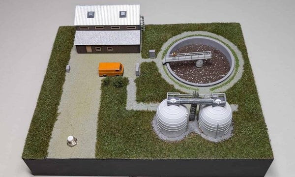 Funktionsmodell Kläranlage mit Zubehör Spur N