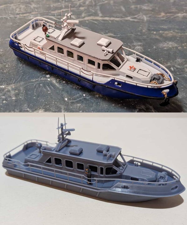 Polizeischiff Spur H0