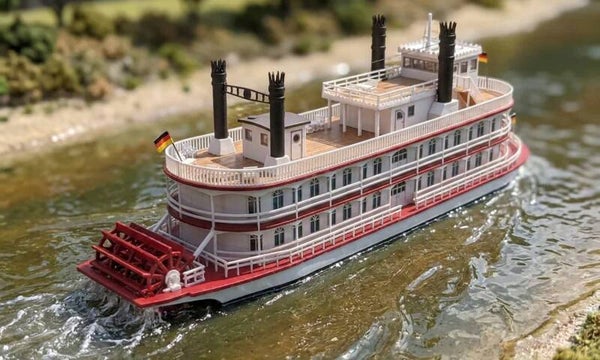 Schaufelraddampfer "Mississippi" deutsches Ausflugsschiff - Spur N