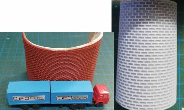 Prägerolle Ziegelmuster Spur N