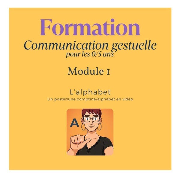 Formation Communication gestuelle associée à la parole 0/5ans