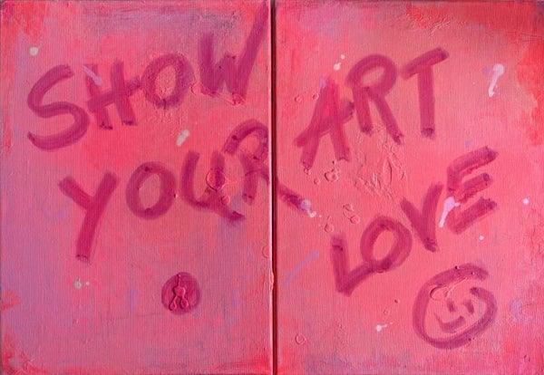 „Message on Pink“