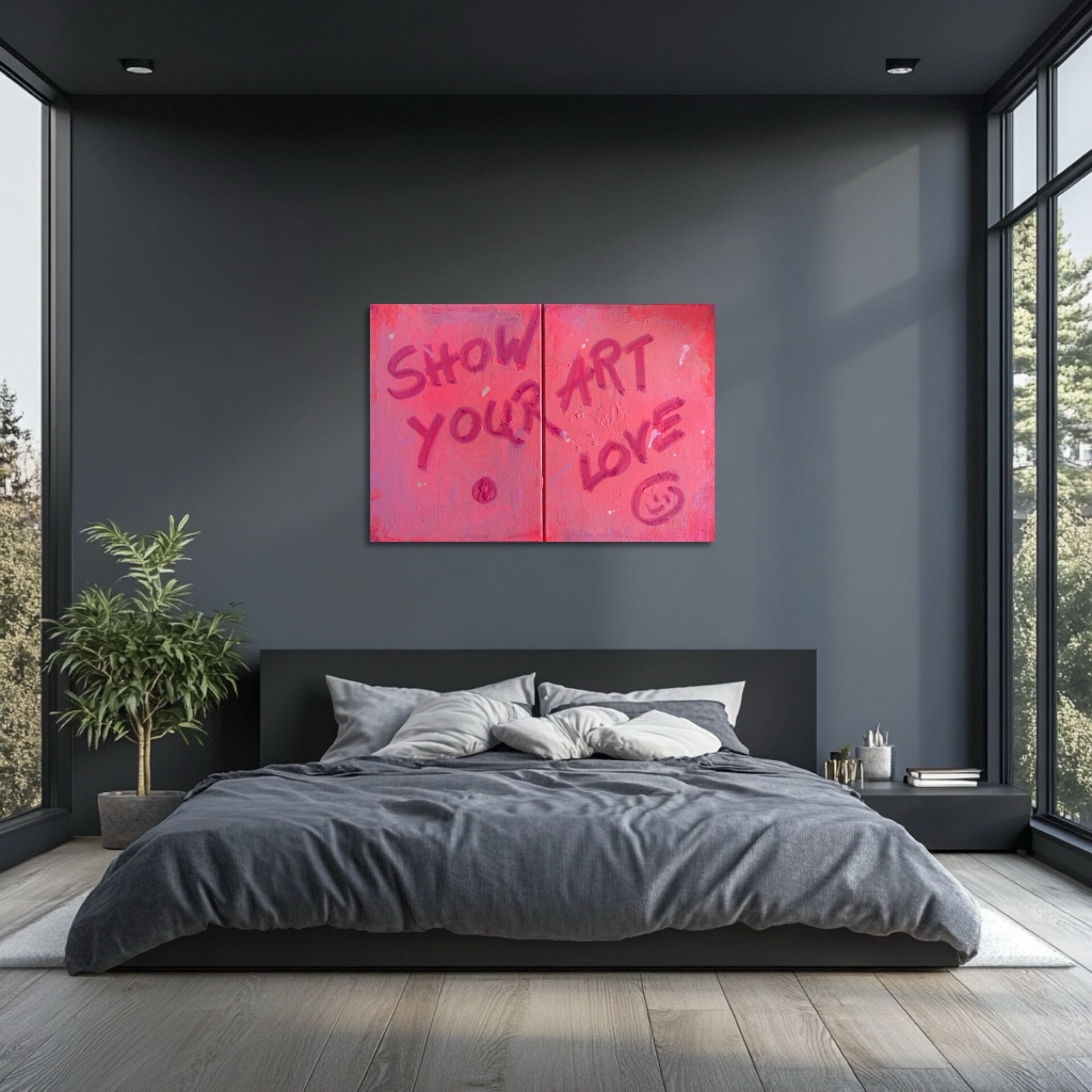 „Message on Pink“