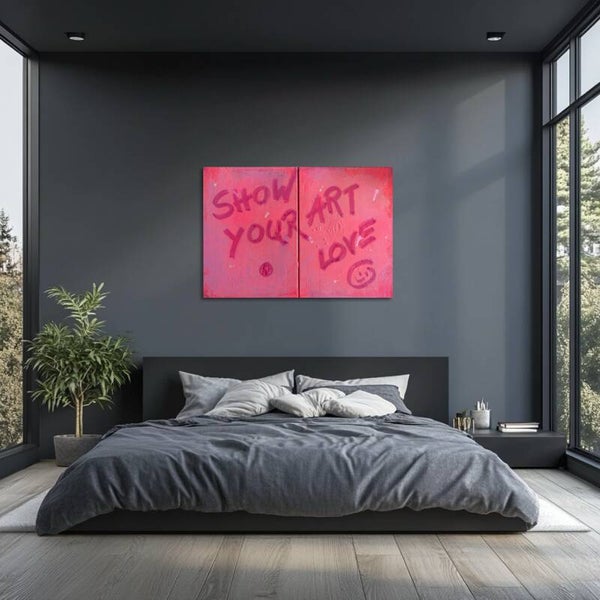 „Message on Pink“
