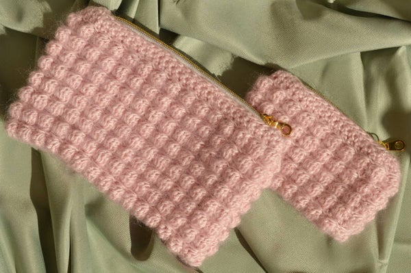 bubbel bag - roze
