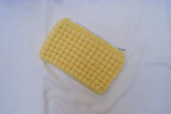 bubbel bag - geel