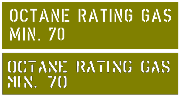Octane rating