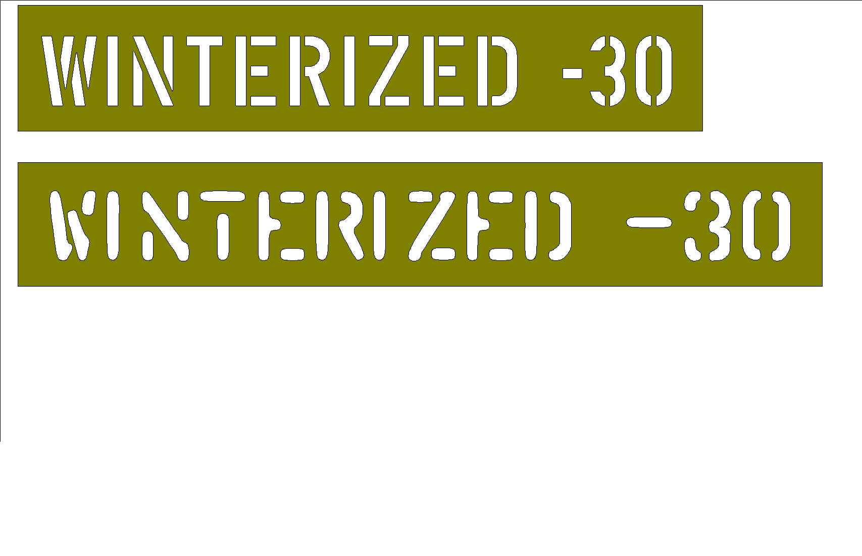 WINTERIZED -30